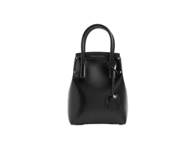 CHARLES & KEITH Rene Elongated Tote Bag "Black"