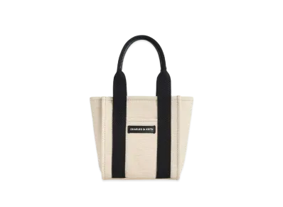 CHARLES & KEITH Minikei Striped Tote Bag "Multi"