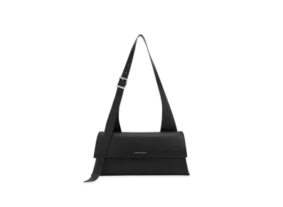 CHARLES & KEITH Marceline Canvas Trapeze Shoulder Bag "Noir"