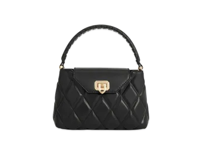CHARLES & KEITH Arwen Blade Strap Top Handle Bag "Black"
