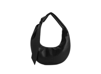 CHARLES & KEITH Tony Knot Curve Hobo Bag "Noir"