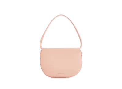 CHARLES & KEITH Elora Curved Top Handle Bag "Pink"