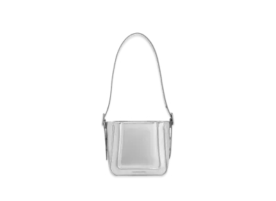 CHARLES & KEITH Petra Boxy Bucket Bag "Silver"