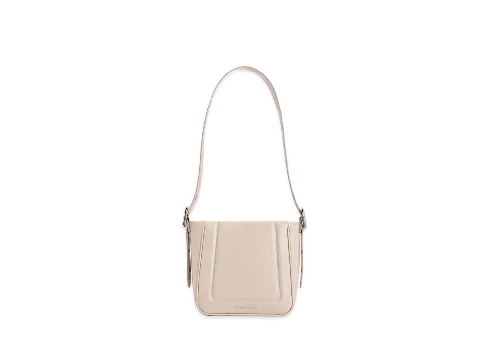 CHARLES & KEITH Petra Boxy Bucket Bag "Oat"