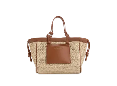 CHARLES & KEITH Babylon Drawstring Tote Bag "Multi"