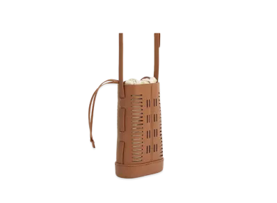 CHARLES & KEITH Delphi Cutout Phone Pouch "Tan"