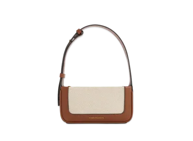 CHARLES & KEITH Dailer Shoulder Bag "Tan"