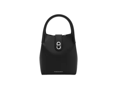 CHARLES & KEITH Obriel Bucket Bag "Noir"