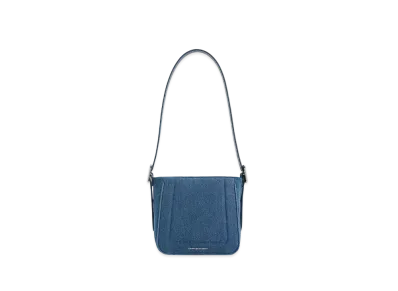 CHARLES & KEITH Petra Boxy Bucket Bag "DenimBlue"
