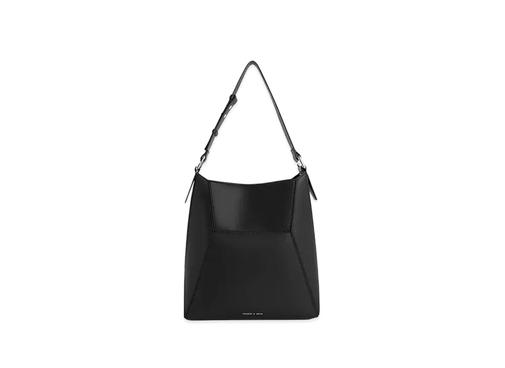 CHARLES & KEITH Nasrin Geometric Tote Bag "Noir"