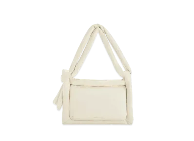 CHARLES & KEITH Area Nylon Puffy Crossbody Bag "Cream"