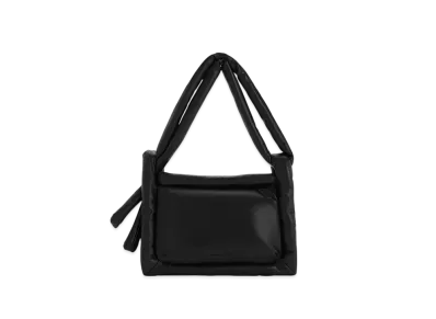 CHARLES & KEITH Area Nylon Puffy Crossbody Bag "JetBlack"