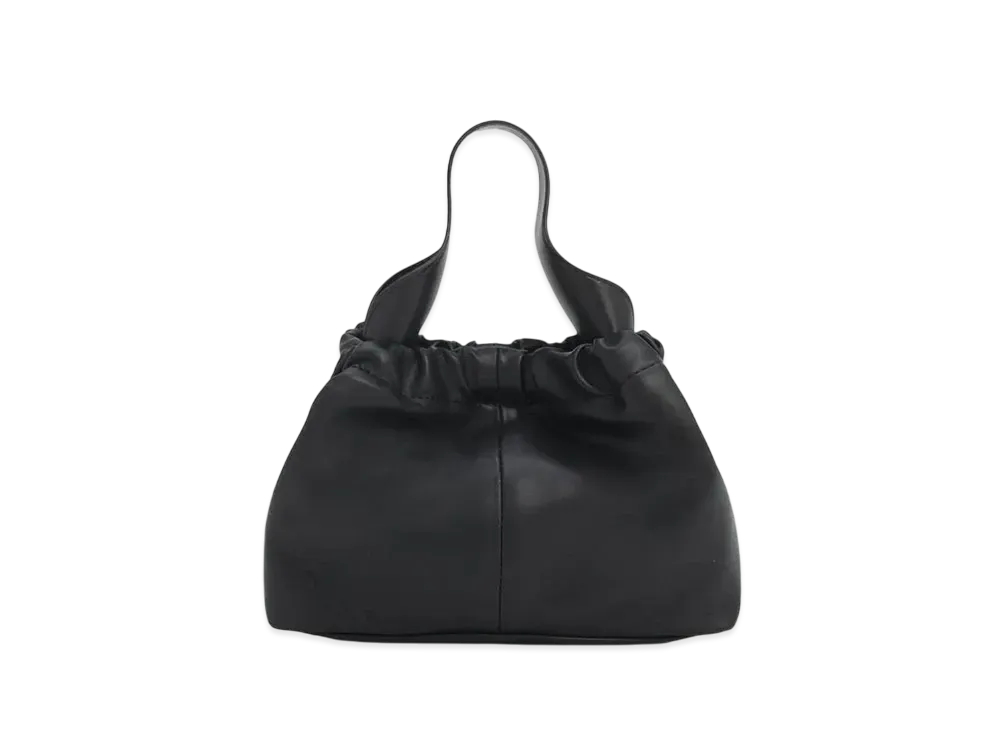 CHARLES & KEITH Allie Ruched Slouchy Bag "Noir"