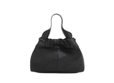 CHARLES & KEITH Allie Ruched Slouchy Bag "Noir"