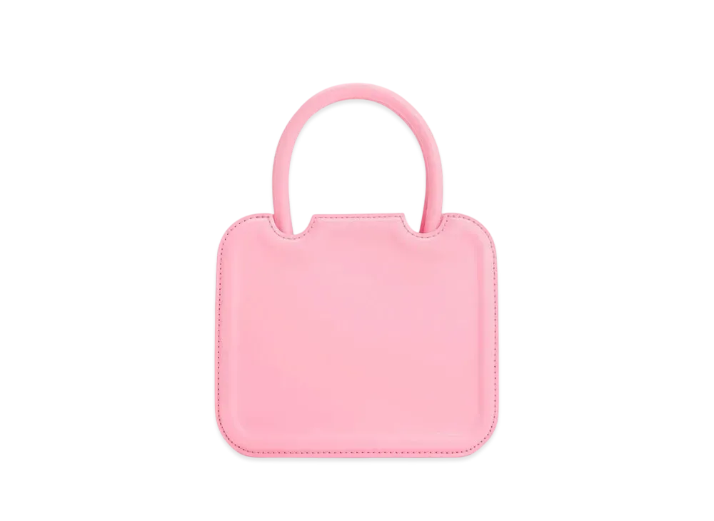 CHARLES & KEITH Perline Double-Handle Sculpture Tote Bag "Pink"