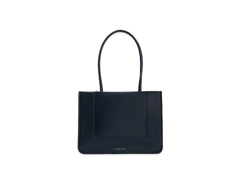 CHARLES & KEITH Dailer Tote Bag "Navy"
