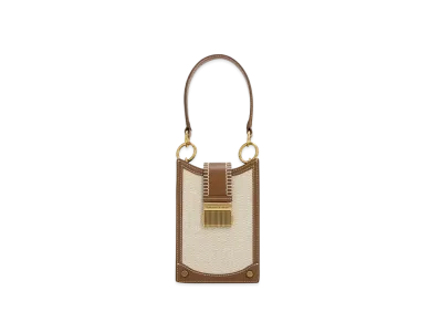 CHARLES & KEITH Winslet Belt Phone Pouch "Chocolate"