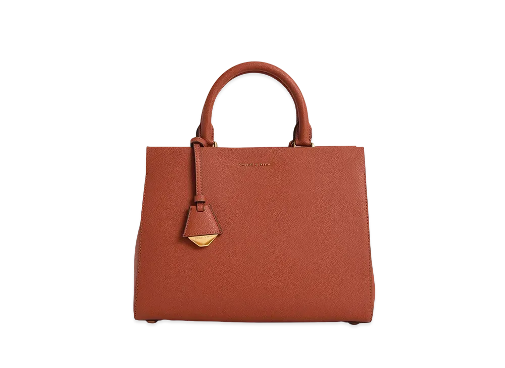 CHARLES & KEITH Classic Structure Handbag "Brick"
