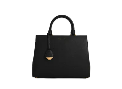 CHARLES & KEITH Classic Structure Handbag "Black"