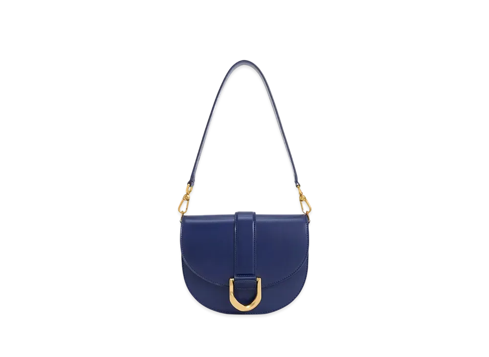 CHARLES & KEITH Gavine Saddle Bag "Navy"