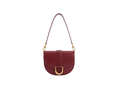 CHARLES & KEITH Gavine Saddle Bag "Burgundy"