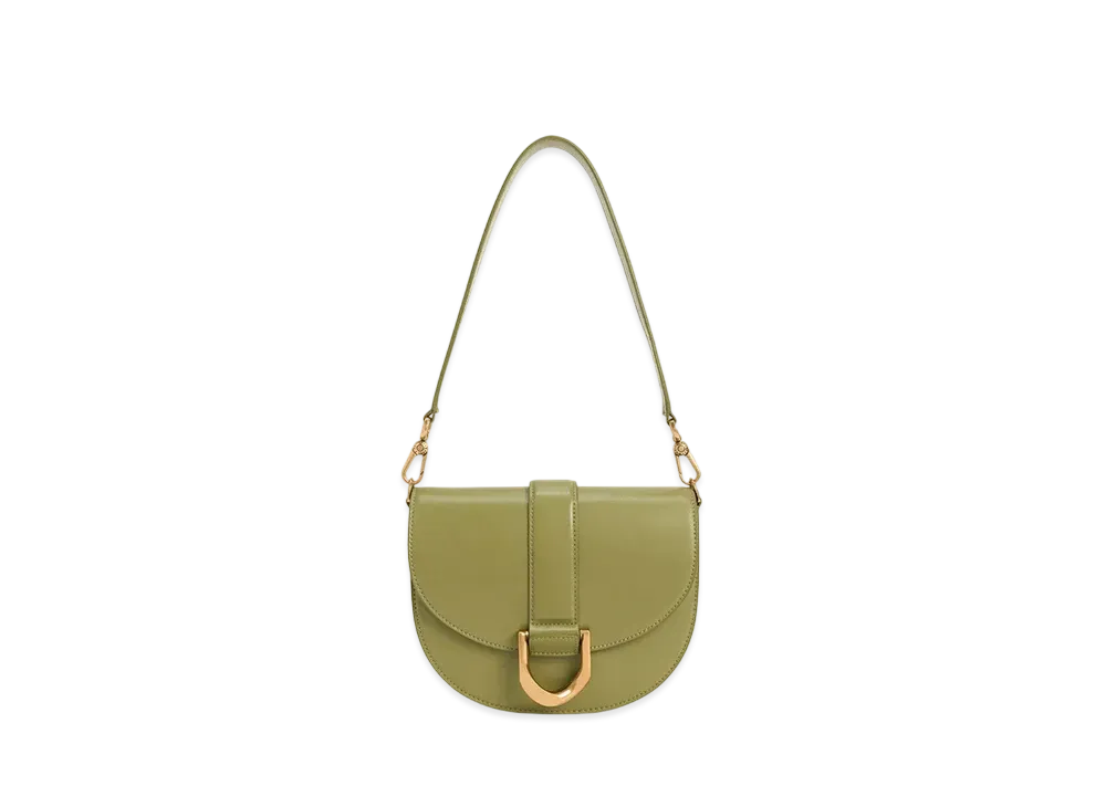 CHARLES & KEITH Gavine Saddle Bag "Pistachio"