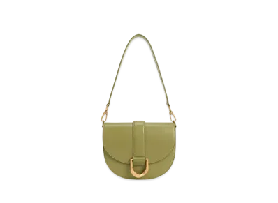 CHARLES & KEITH Gavine Saddle Bag "Pistachio"