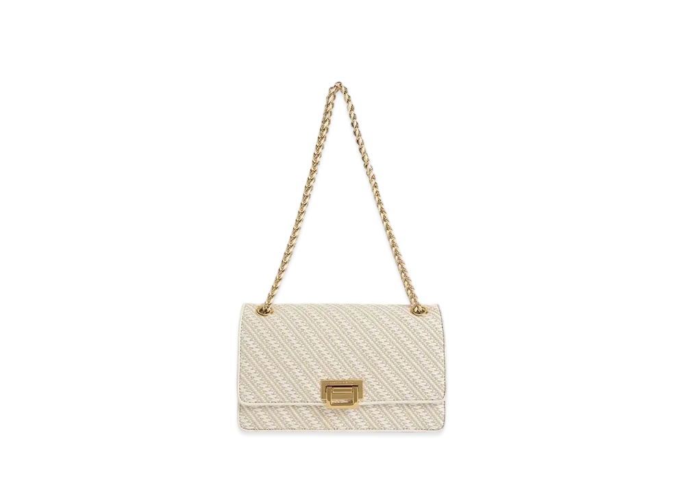 CHARLES KEITH Chain Handle Shoulder Bag 