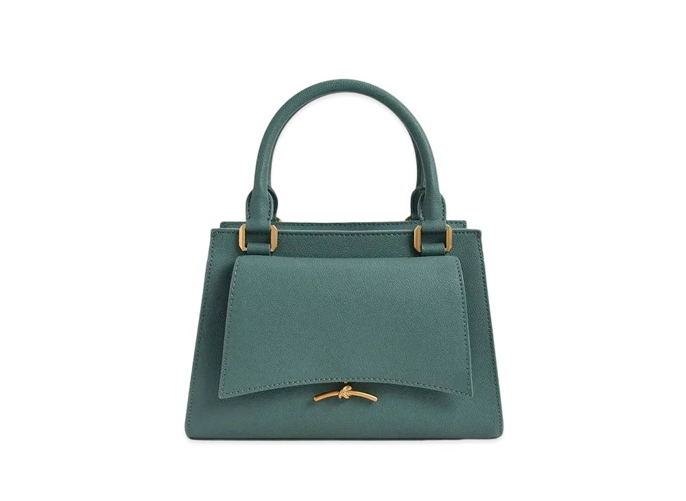 CHARLES & KEITH Huxley Trapeze Tote Bag "Teal"