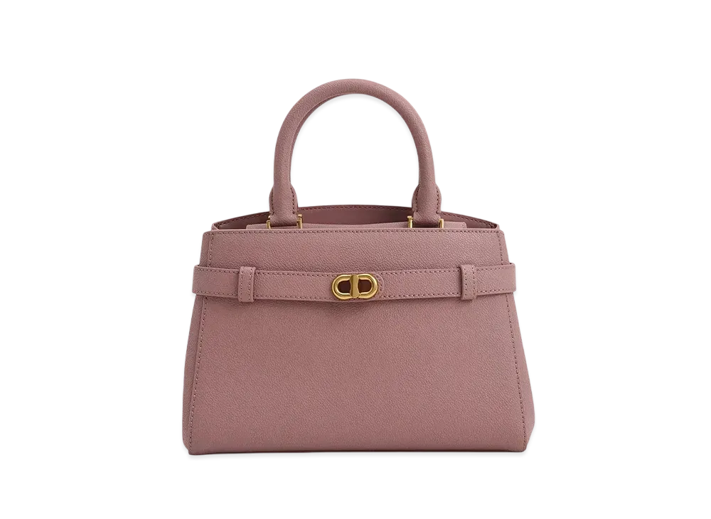 CHARLES & KEITH Obriel Metallic Accent Belt Bag "Mauve"