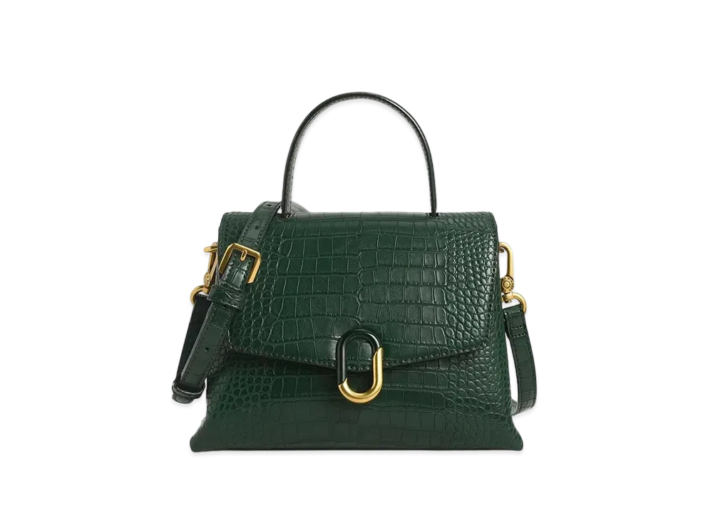 CHARLES & KEITH Stone Embellished Handle Bag "Green"