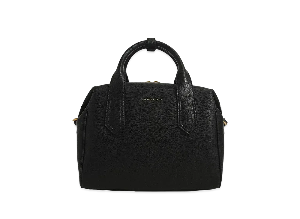 CHARLES & KEITH Double Handle Mini Duffel Bag "Black"