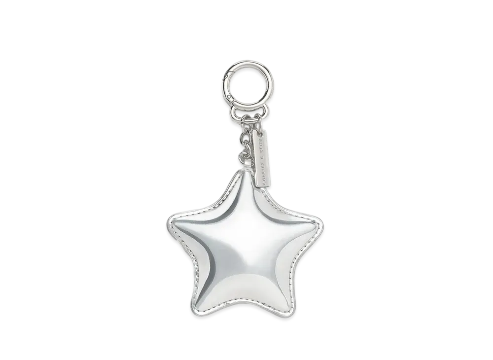 CHARLES & KEITH Star Mirror Charm "Silver"
