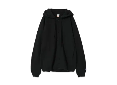 Champion x N.HOOLYWOOD Snap Hoodie Sweatshirt "Black"