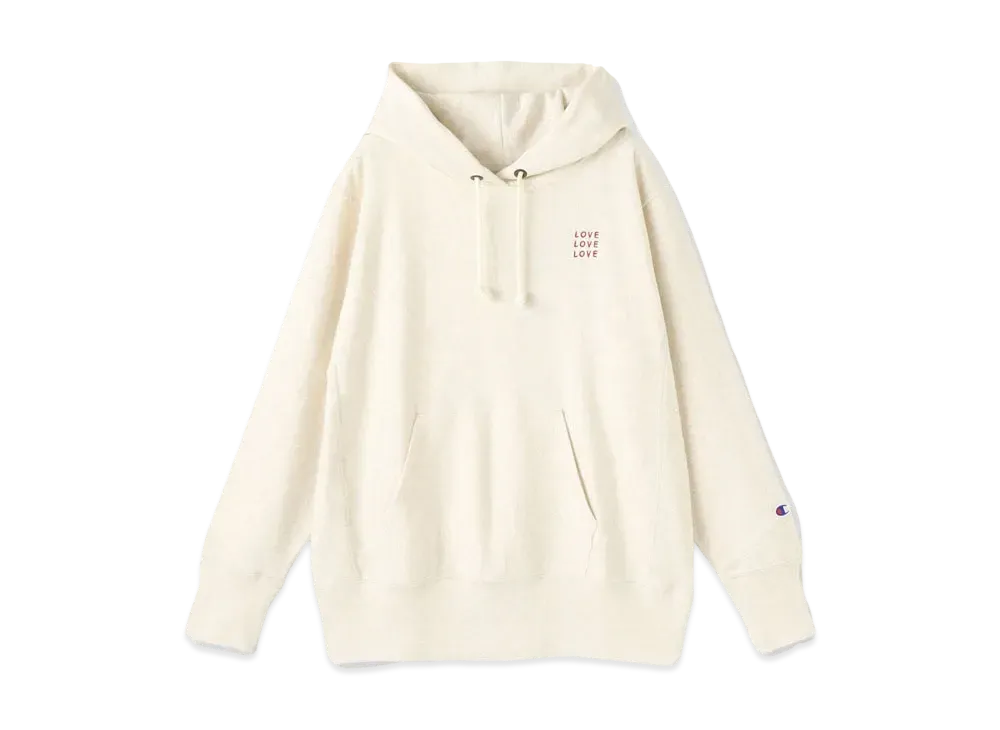 Champion x Ron Herman French Terry Sweat Hoodie "Light Gray"