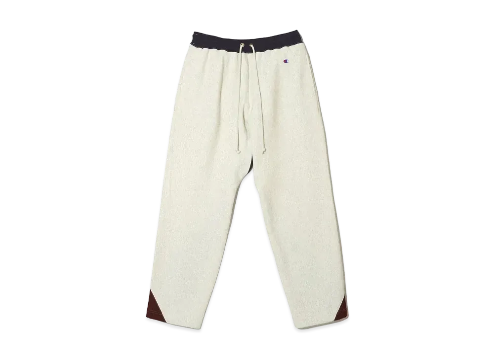 Champion x N.HOOLYWOOD Reverse Weave Sweatpants "OatmealxBrown"