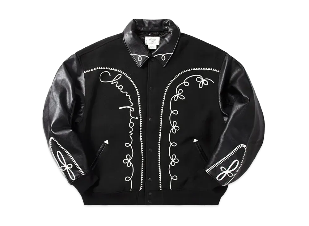 Champion x Angelo Baque Snap Jacket "Black"