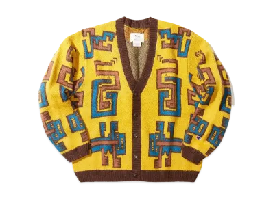 Champion x Angelo Baque Knit Cardigan "Yellow"