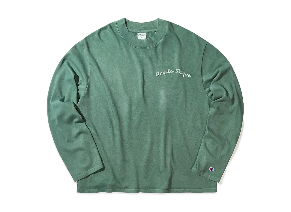 Champion x Angelo Baque Mock Neck Long Sleeve T-Shirt "Green"