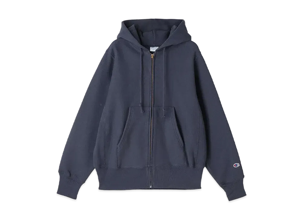 Champion Reverse Weave Zip Hooded Sweatshirt "Dark Navy"