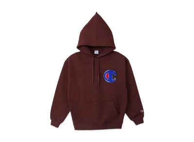 Champion x Sneakerwolf Hooded Sweatshirt "Dark Brown"