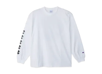 Champion x Sneakerwolf Long Sleeve T-Shirt "White"