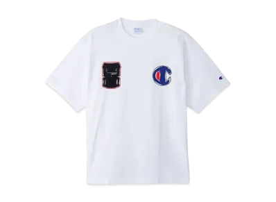 Champion x Sneakerwolf Short Sleeve T-Shirt "WhitexRed"