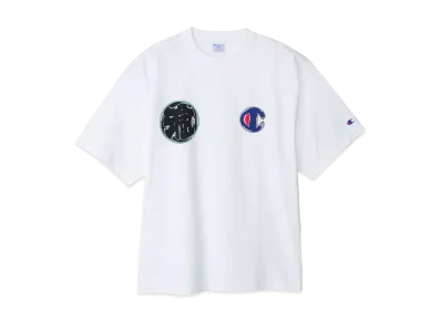 Champion x Sneakerwolf Short Sleeve T-Shirt "WhitexGreen"