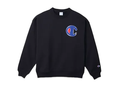 Champion x Sneakerwolf Crewneck Sweatshirt "BlackxRed"