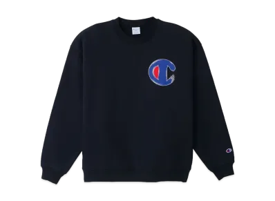 Champion x Sneakerwolf Crewneck Sweatshirt "BlackxGreen"