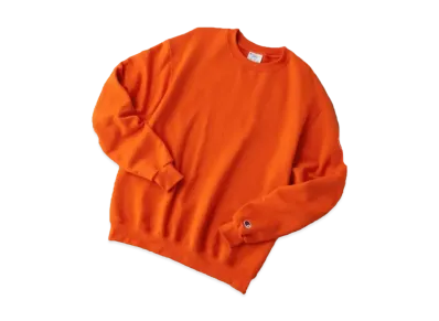 Champion Oversized Pullover Crew Neck Sweatshirt "Orange"