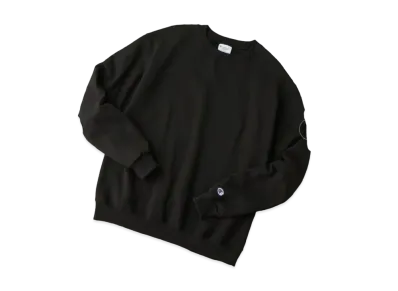 Champion Oversized Pullover Crew Neck Sweatshirt "Black"