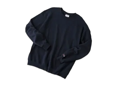 Champion Oversized Pullover Crew Neck Sweatshirt "Navy"