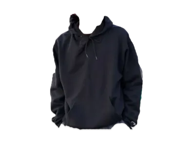 Champion Oversized Pullover Hoodie "Black"